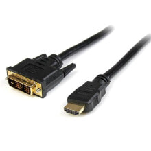 Компьютерные разъемы и переходники StarTech.com 0.5m, HDMI - DVI-D 0,5 m Черный HDDVIMM50CM