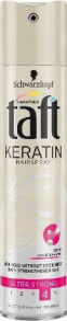 Лаки и спреи для укладки волос Schwarzkopf Taft Keratin Complete  Лак для волос ультра сильная фиксация  250 мл