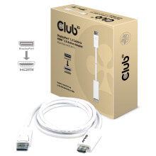 Компьютерные разъемы и переходники cLUB3D DisplayPort™ 1.2 to HDMI™ 2.0 Active Cable 4K60Hz 3Meter M/M CAC-1073