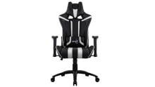 Компьютерные кресла Aerocool AC120 AIR Универсальное игровое кресло Мягкое сиденье Черный, Белый AC120 AIR-BLACK-WHITE
