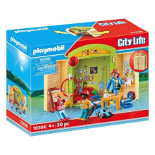 Детские игровые наборы и фигурки из дерева Набор с элементами конструктора Playmobil City Life 70308 Детский сад