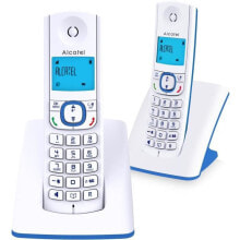 Телефоны Alcatel F530 DECT телефон Синий, Белый Идентификация абонента (Caller ID) 3700601417043