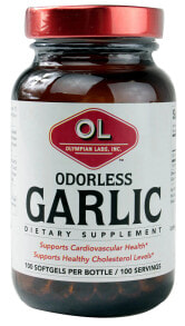 Olympian Labs Garlic Odorless -- Чеснок  Без запаха - 100 Капсул
