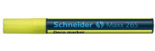 Маркеры Schneider Pen MAXX 265 меловой маркер Желтый 10 шт P126505