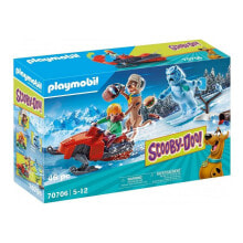 Детские игровые наборы и фигурки из дерева Набор с элементами конструктора Playmobil Scooby Doo Приключение со снежным призраком