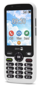 Кнопочные телефоны Кнопочный мобильный телефон  Doro 7010 7,11 cm (2.8") 112 g Белый 380485