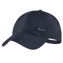 Бейсболка женская черная с о значком логотипа Nike U NK H86 Cap Metal Swoosh 943092-451