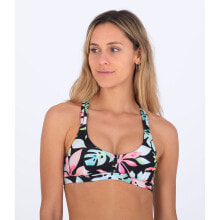 Женские лифы для купальников HURLEY Max Tropix Scoop Bikini Top