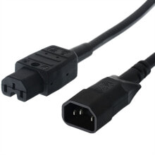 Компьютерные разъемы и переходники Удлинительный кабель источника питания - IEC 60320 C14 - C13 - 250 1,5 м