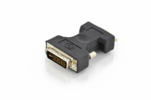 Компьютерные разъемы и переходники Digitus DB-320504-000-S кабельный разъем/переходник DVI-I (24+5) HD DSUB (15-pin) Черный