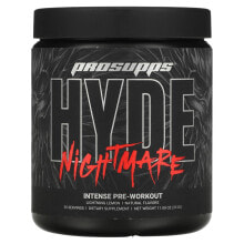 Предтренировочные комплексы ПроСаппс, Hyde Nightmare, Intense Pre-Workout, Lightning Lemon, 11 oz (312 g)