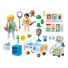 Детские игровые наборы и фигурки из дерева Набор с элементами конструктора Playmobil City Life 70192 Детская больничная палата
