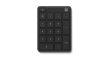 Клавиатуры Microsoft Number Pad цифровая клавиатура Универсальная Bluetooth Черный 23O-00013