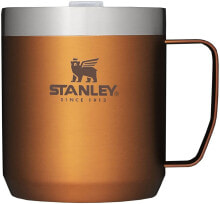 Термосы и термокружки легендарная кружка Stanley Camp 12 унций из Нержавеющей стали с вакуумной изоляцией и крышкой для питья
