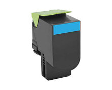 Картриджи для принтеров Lexmark 80C0H20 тонерный картридж Подлинный Голубой 1 шт