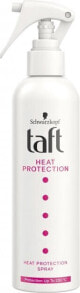 Средства для защиты волос от солнца Schwarzkopf Taft Heat Protection Spray Термозащитный спрей придающий блеск волосам 150 мл