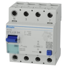 Автоматика для электрогенераторов Doepke DFS 4 063-4/0,30-B SK прерыватель цепи Устройство защитного отключения B-type 09146998