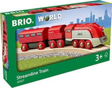 Наборы игрушечных железных дорог, локомотивы и вагоны для мальчиков Brio BRIO high-speed steam train - 33557