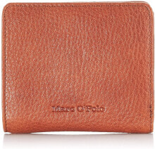 Мужские кошельки и портмоне мужское портмоне кожаное коричневое горизонтальное без застежки Marc OPolo Mens Taro wallet