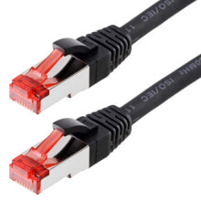 Кабели и провода для строительства Helos CAT6 S/FTP (PIMF), 15m сетевой кабель SF/UTP (S-FTP) Черный 118037
