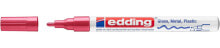 Письменные ручки edding 4-751-9-002 перманентная маркер Красный Пулевидный наконечник 1 шт