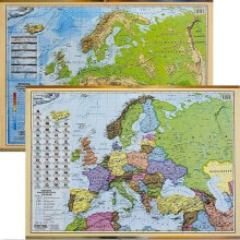 Канцелярские аксессуары EkoGraf Desk pad - Physical map of Europe