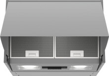 Встраиваемые кухонные вытяжки bosch Serie 2 DEM63AC00 кухонная вытяжка 360 m³/h Полувстроенный (выдвижной) Серебристый D