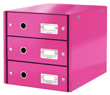 Лотки для бумаги Leitz 60480023 файловая коробка/архивный органайзер ДВП Розовый