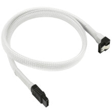 Кабели и провода для строительства Nanoxia NXS6G4W кабель SATA 0,45 m Белый