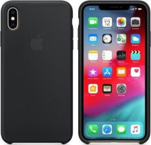 Чехлы для мобильных телефонов apple iPhone XS Max Silicone Case - Black-MRWE2ZM / A