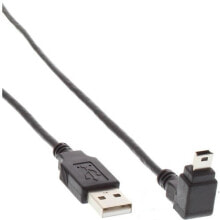 Компьютерные разъемы и переходники inLine 3m USB 2.0 A - Mini-B m/m USB кабель USB A Mini-USB B Черный 34230