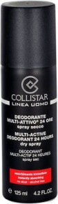 Дезодоранты Collistar Men Multi-Active Deodorant 24 Hours Dezodorant w sprayu 125ml