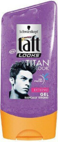 Гели и лосьоны для укладки волос Schwarzkopf Taft Looks Titan Look Extreme Gel Гель для волос экстра сильной фиксации 150 мл