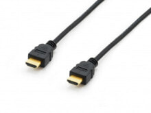 Компьютерные разъемы и переходники Equip 119373 HDMI кабель 10 m HDMI Тип A (Стандарт) Черный