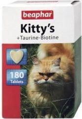 Витамины и добавки для кошек и собак beaphar KITTY`S TAURINE-BIOTINE 75szt.