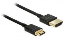 Компьютерные разъемы и переходники DeLOCK 84777 HDMI кабель 1,5 m HDMI Тип A (Стандарт) HDMI Type C (Mini) Черный