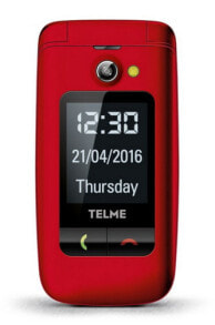 Кнопочные телефоны TELME X200 6,1 cm (2.4") 90 g Красный Телефон начального уровня X200_001_R