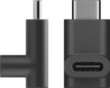 Компьютерные разъемы и переходники goobay 55556 кабельный разъем/переходник USB C Черный
