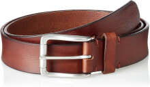 Мужские ремни и пояса Мужской ремень коричневый кожаный для джинс широкий с пряжкой Marc OPolo Mens belt-gents belt