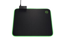 Коврики для мыши HP 400 Черный, Зеленый Игровая поверхность 5JH72AA#ABB