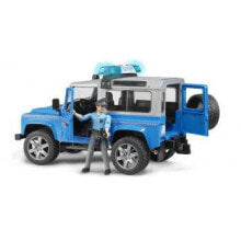 Игрушечные машинки и техника для мальчиков Внедорожник Bruder Land Rover Defender Station Wagon 02-597  ,с фигуркой ,1:16