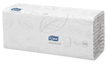 Туалетная бумага и бумажные полотенца tork 290265 Бумажное полотенце 2 слойные Белый  24,8 см х 24,8 см  2560 салфеток