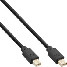 Компьютерные разъемы и переходники inLine 17121P DisplayPort кабель 1 m Mini DisplayPort Черный