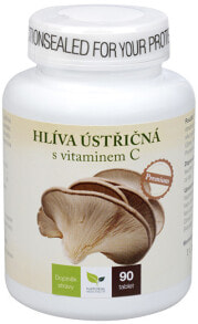 Oyster Premium Vitamin C Грибы вешенка с витамином С для укрепления иммунной и нервной систем 90 жевательные таблетки