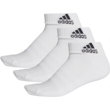 Мужские носки adidas DZ9365 носок Унисекс Белый 3 пар(a)