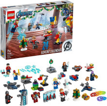 Игровые наборы LEGO 76196 Marvel Avengers Advent Calendar 2021 Christmas Calendar with Spider-Man and Iron Man for Children from 7 Years, Christmas Gift