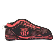 Школьные пеналы Пенал F.C. Barcelona 1 отделение, черный цвет, в виде кроссовка