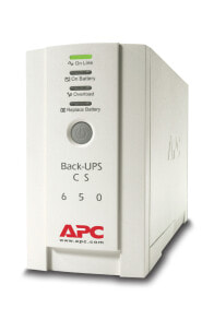 Источники бесперебойного питания (UPS) APC Back-UPS источник бесперебойного питания Ожидание (оффлайн) 650 VA 400 W 4 розетка(и) BK650EI