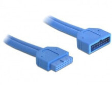 Компьютерные разъемы и переходники DeLOCK 82943 USB кабель 0,45 m 3.2 Gen 1 (3.1 Gen 1) Синий