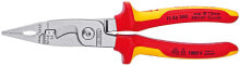 Инструменты для работы с кабелем Многофункциональные клещи для электромонтажных работ Knipex 13 86 200